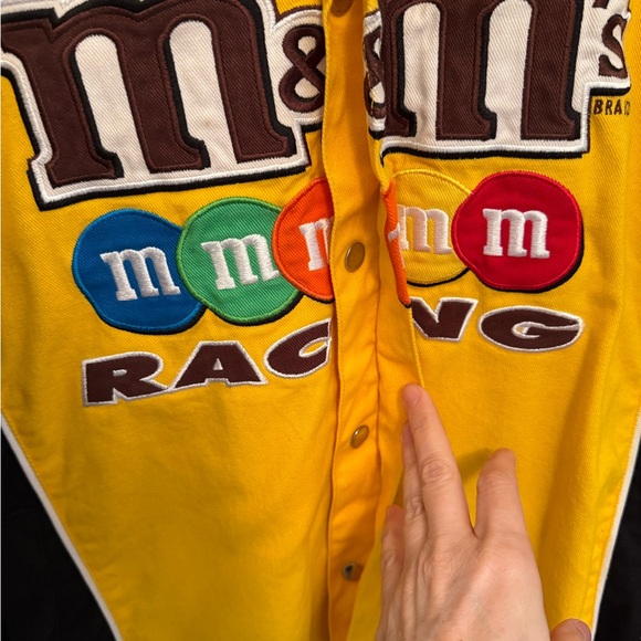 Vintage Kyle Busch Nascar Winners Circle M&M Sprint Cup Racing Jacket Size Large - Picture 3 of 12